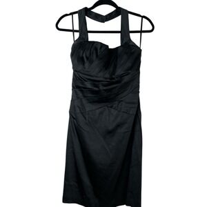 White House Black Market Halter Dress Women's‎ Size 2 Cocktail Holiday Wedding